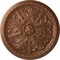 Ekena Millwork Washington Ceiling Medallion (Fits Canopies up to 2 7/8"), 17 1/8"OD x 1 1/2"P, Polished Copper CM17WAPOS - alternate 1